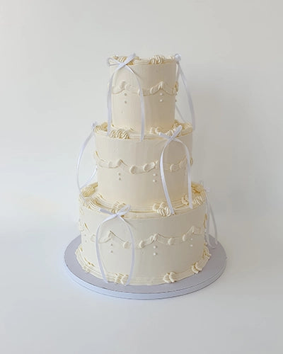 Suesse Freunde Hochzeitstorte Vintage