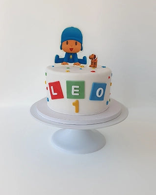 Suesse Freunde Kindergeburtstagstorte Pocoyo