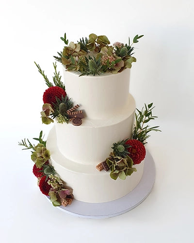 Suesse Freunde klassische Hochzeitstorte