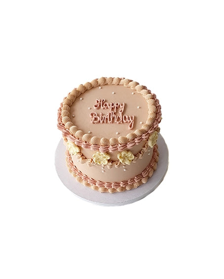 Suesse Freunde Backkurs Vintage Torte bunt