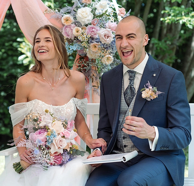 Suesse Freunde Styled Shoot Brautpaar Trauung